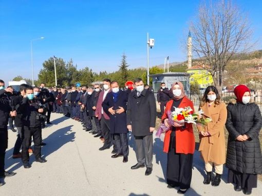 Ulaştırma Bakanı Karaismailoğlu'na  Osmancık'ta karşılama